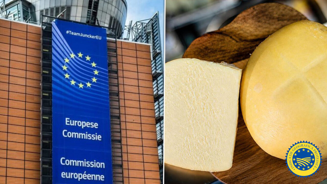 România are de astăzi un nou produs protejat de legislația europeană: Brânza frâmântată de Teaca, ținută în vezică de porc