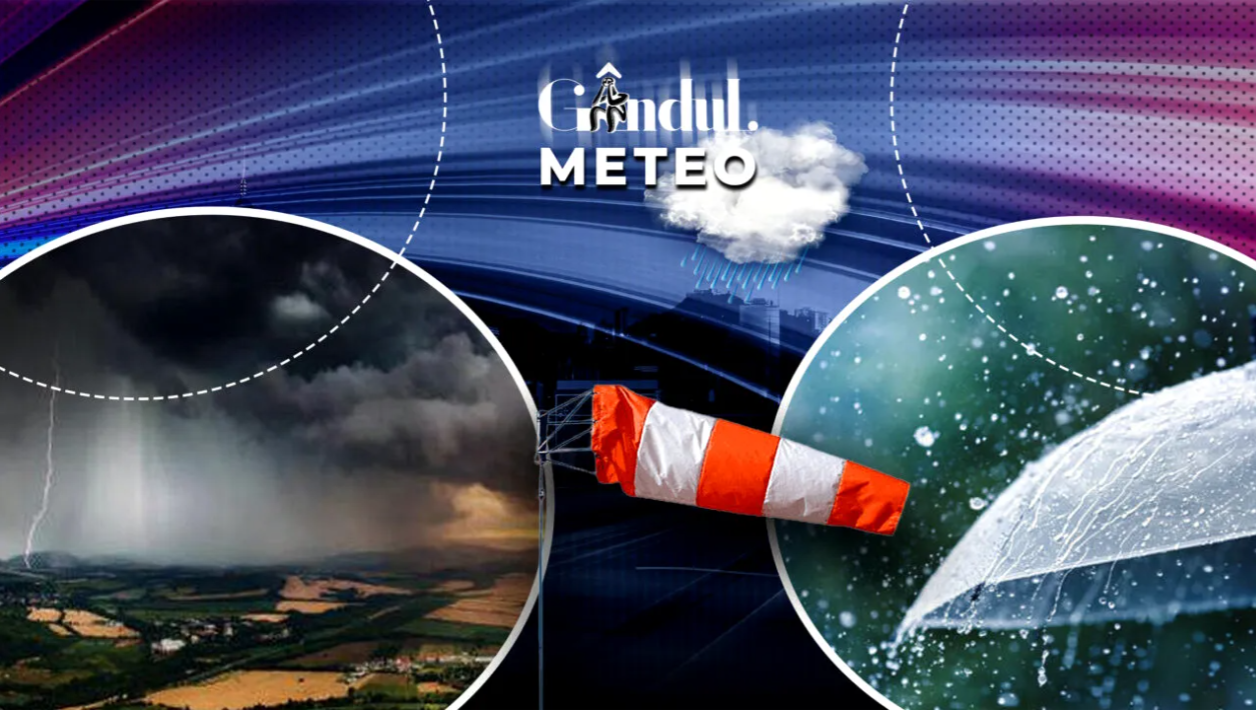 Cod galben emis de ANM. Vremea se răcește accentuat, meteorologii anunță ploi torențiale, lapoviță și chiar ninsoare