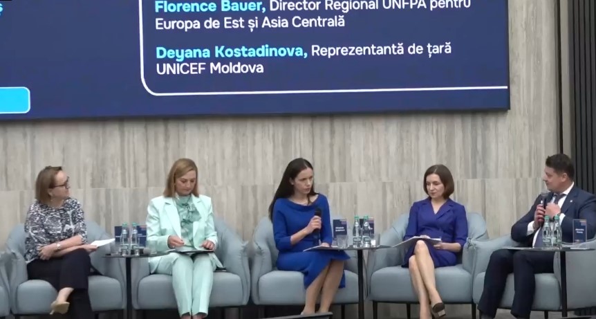 Mirabela Grădinaru, discurs despre protejarea copiilor în mediul digital, la o conferință internațională la care a participat și Maia Sandu