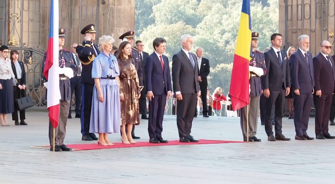 Nicușor Dan, primit de președintele Cehiei, Petr Pavel, la Castelul Praga. Ce se află pe agenda discuțiilor