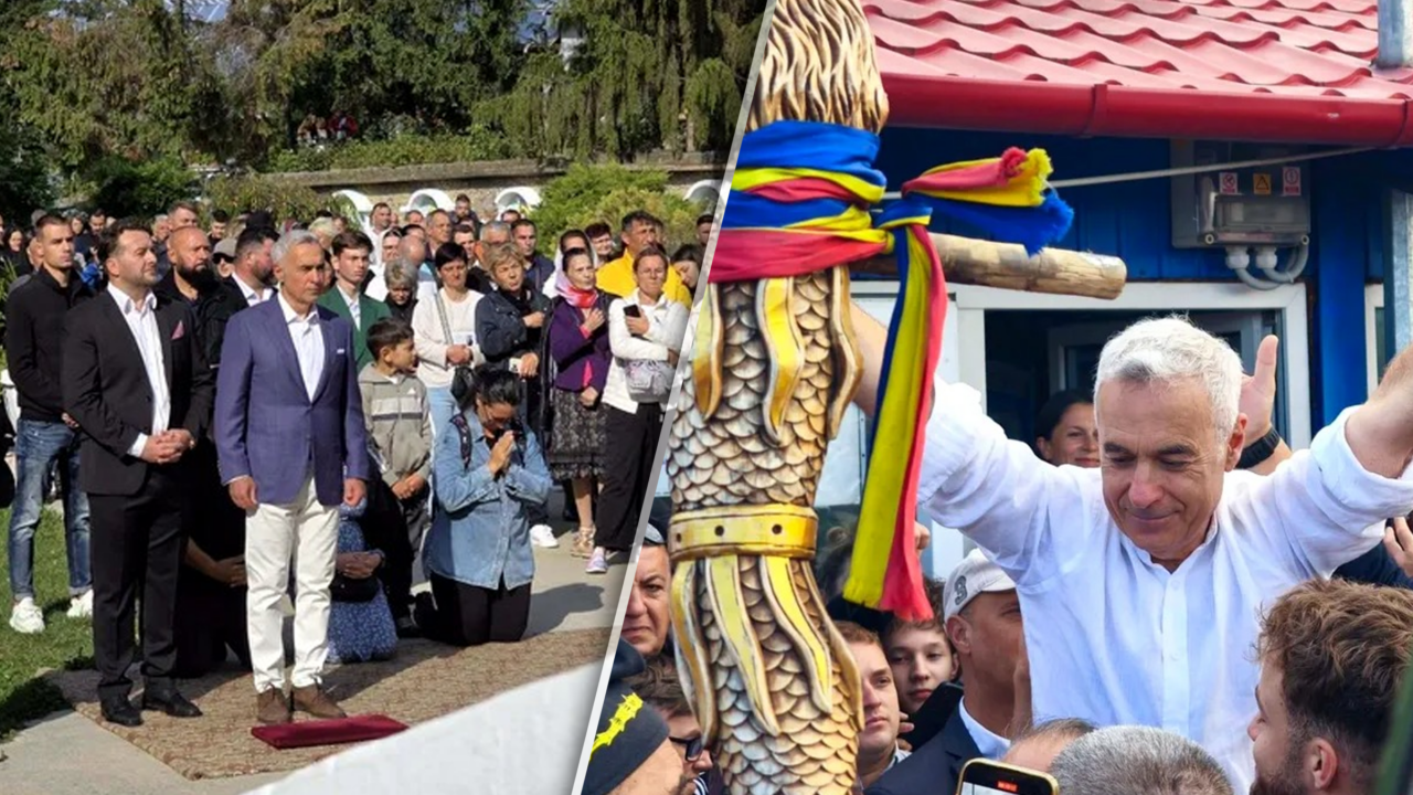 Episcopia Oradiei cercetează primirea lui Călin Georgescu la Mănăstirea „Sfânta Cruce”. Un preot l-a numit „președintele ales” pe fostul candidat la prezidențiale în timpul liturghiei
