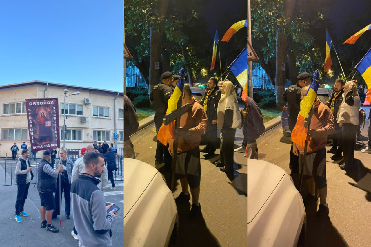 Proteste în miez de noapte la arestul central unde e încarcerat Călin Georgescu. Sute de oameni cer eliberarea lui Georgescu