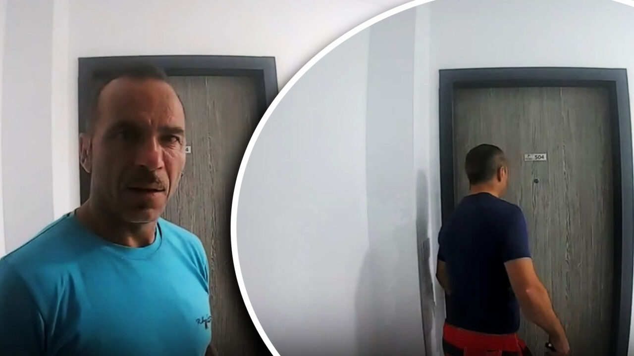 Un bărbat din Oradea surprins de camerele video dintr-un cartier când încearcă clanțele și ascultă la uși. Poliția a anunțat că urmărește cazul