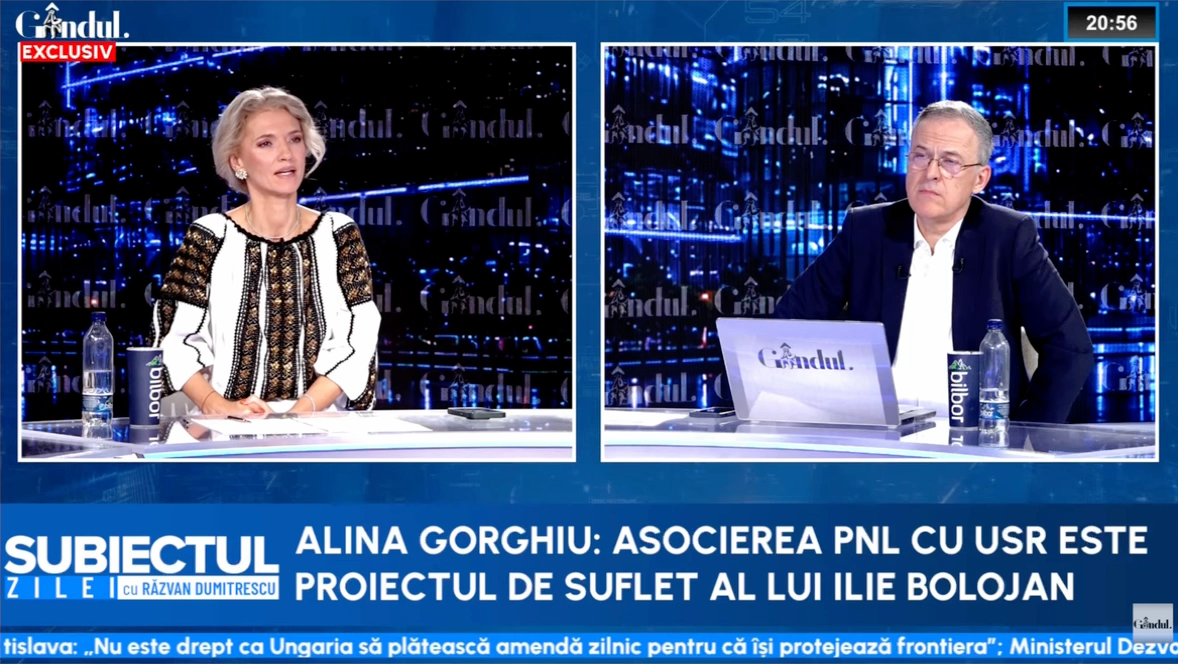 Alina Gorghiu, dezvăluiri despre polul comun PNL-USR. „Primele semne că Bolojan vrea pol comun cu USR au apărut când era președinte interimar/ Și-a dat seama că funcția de președinte nu mai e departe de el”