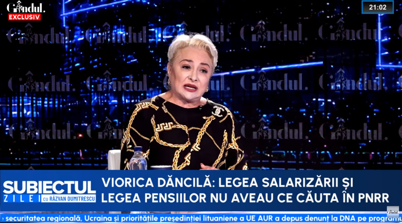 Viorica Dăncilă condamnă că România este de acord să piardă dreptul de veto și riscă să nu mai conteze în Europa