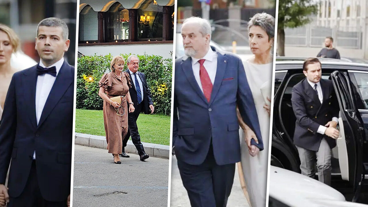 Alai de politicieni la nunta ministrului Finanțelor, Alexandru Nazare. Invitații au început să sosească