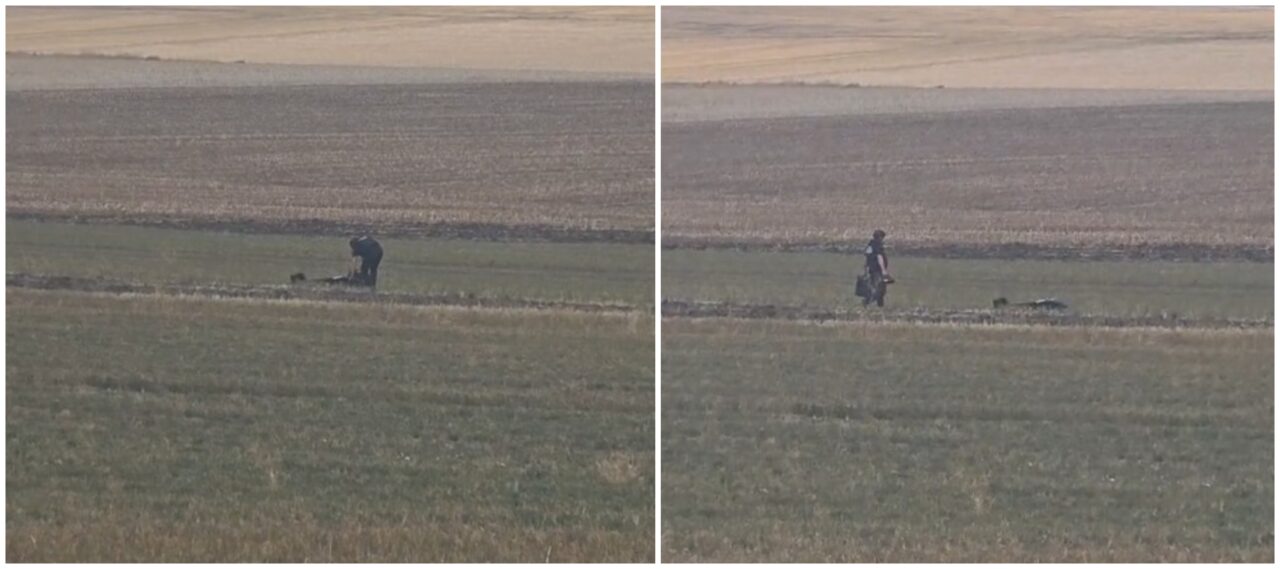 O dronă a fost găsită pe un câmp din Vaslui. SRI a fost sesizat
