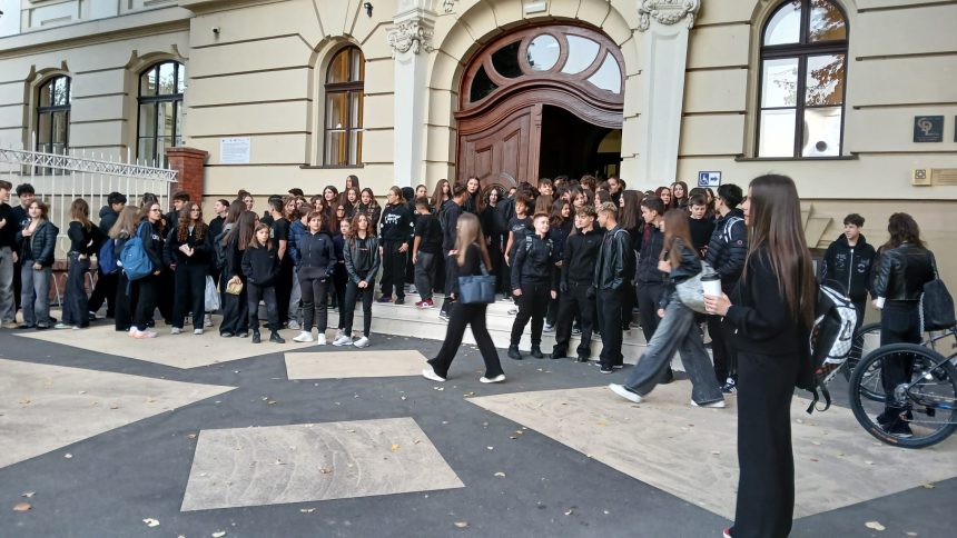Protest în școlile din România. Elevii vin îmbrăcați în negru la cursuri: „Educația nu se repară la croitorie!”