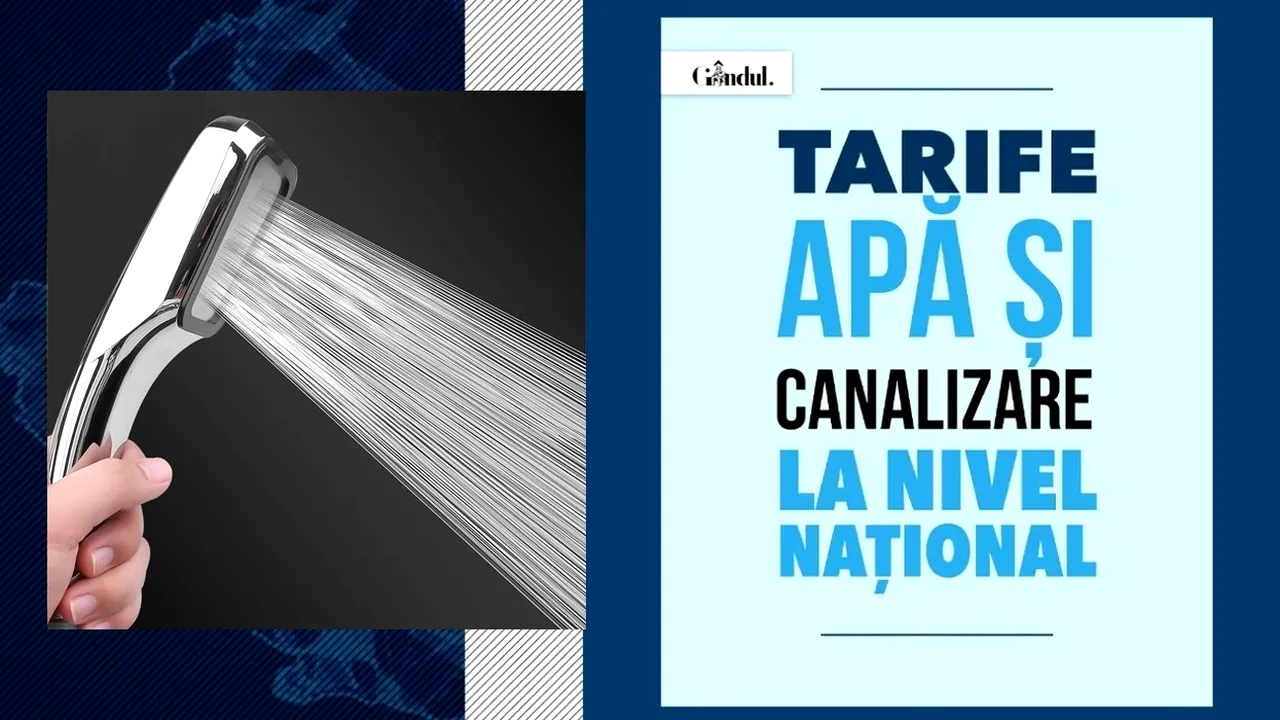 TOP 3 tarife apă potabilă și canalizare în România, în luna septembrie 2026. Unde sunt cele mai mari/mici prețuri și cât plătesc bucureștenii