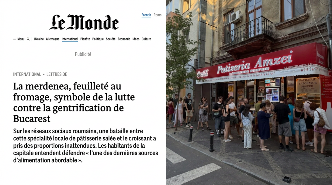 Războiul dintre merdenea și croissant a ajuns în presa franceză. Publicația Le Monde a scris despre revolta românilor