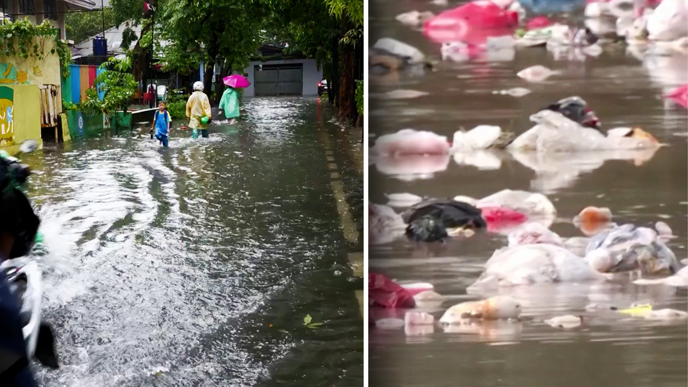 Microplastic în apa de ploaie: Locuitorii din Jakarta inhalează 3 carduri bancare pe lună