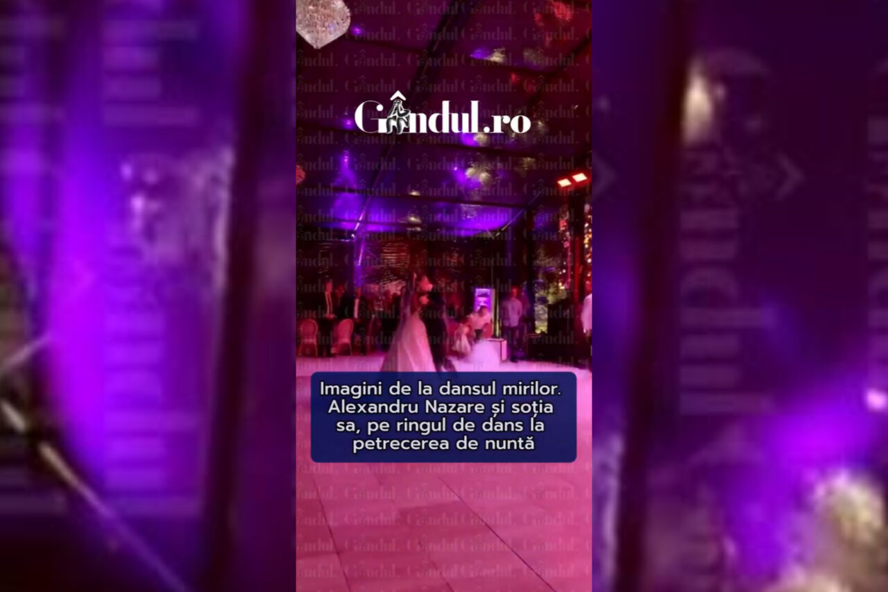 Dansul Mirilor de la nunta lui Alexandru Nazare cu Maria Mihali. Ce melodie au ales