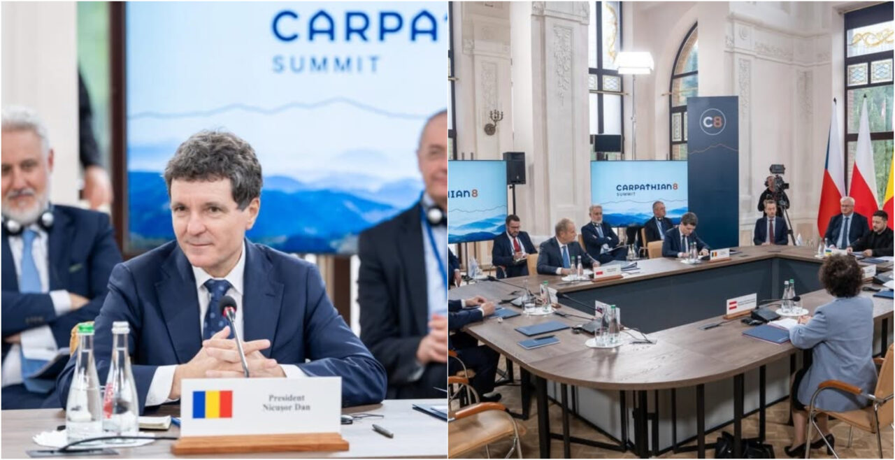 Nicușor Dan, cu Zelenski la summit: România caută să-și fixeze locul în axa regională