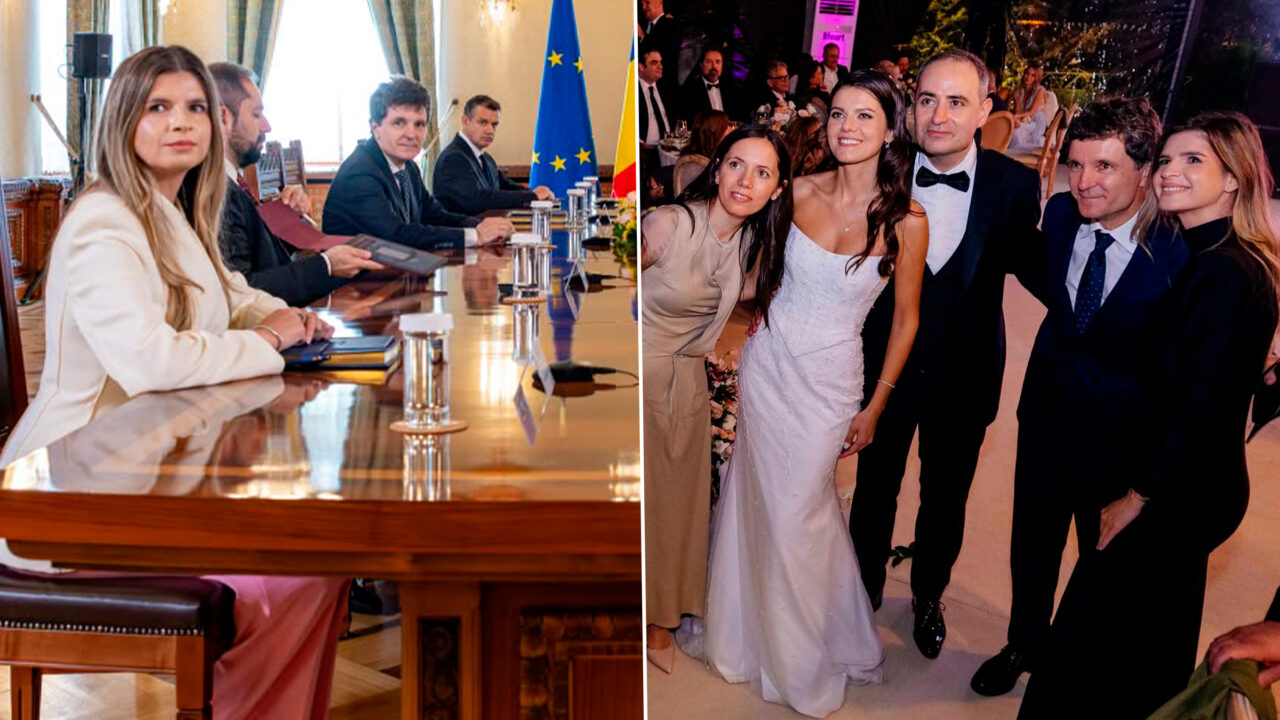 Consiliera în roz de la consultările lui Nicușor Dan din iunie, din nou în centrul atenției. Ana-Maria Geană, fotografie alături de președinte la nunta lui Nazare