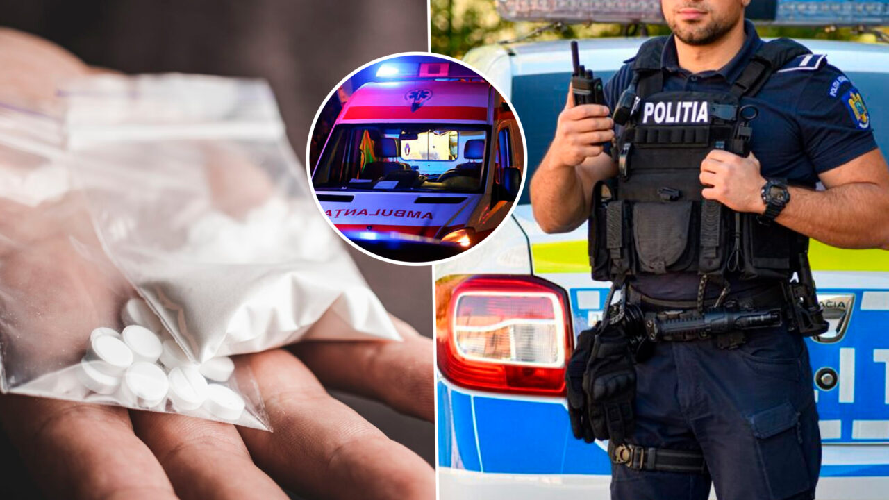 Un polițist drogat a fost luat cu ambulanța de la o petrecere deocheată, după ce familia îl dăduse dispărut