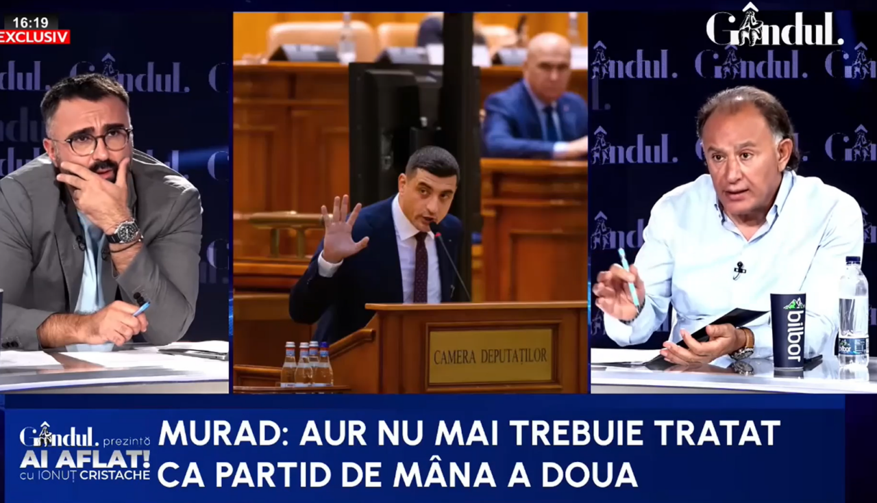 Murad anunță că nu va fi guvern fără AUR: Nu sunt voturi/Nicușor Dan trebuie să accepte și AUR /PSD trebuie să ne trateze de la egal la egal/Dungaciu la Externe, Piperea la Justiție, Peiu la Economie