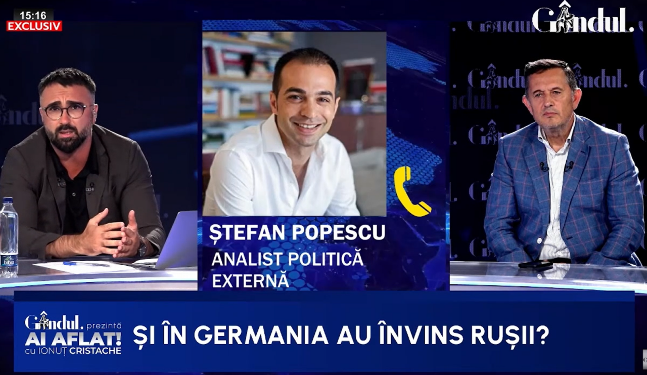 Tsunami după victoria AfD? Ștefan Popescu: Mă tem de o radicalizare în Europa