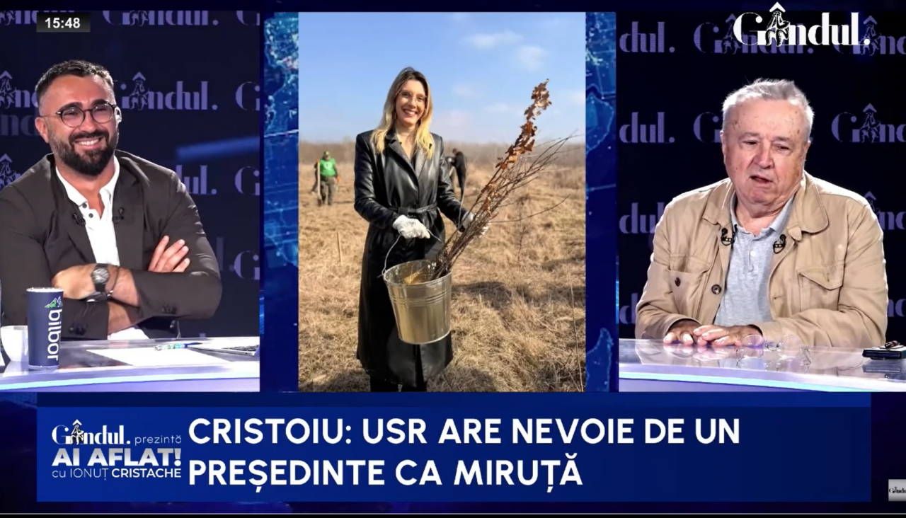 Cristoiu face portretul vedetelor USR: Miruță e noua Lasconi/Țoiu, o fată corectă/Cu Diana Buzoianu nu se poate, sper să n-o mai văd