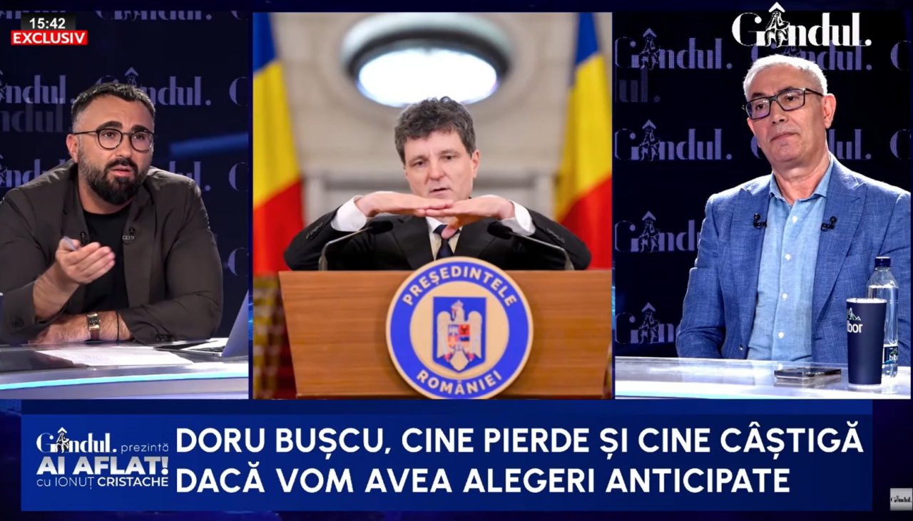 Cine pierde și cine câștigă din alegerile anticipate. Doru Bușcu: Trebuie să pui capăt acestei agonii