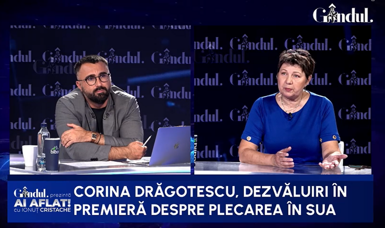 Marea diferență dintre democrația americană și cea din România. Corina Drăgotescu: Politicienii se uită către popor acolo