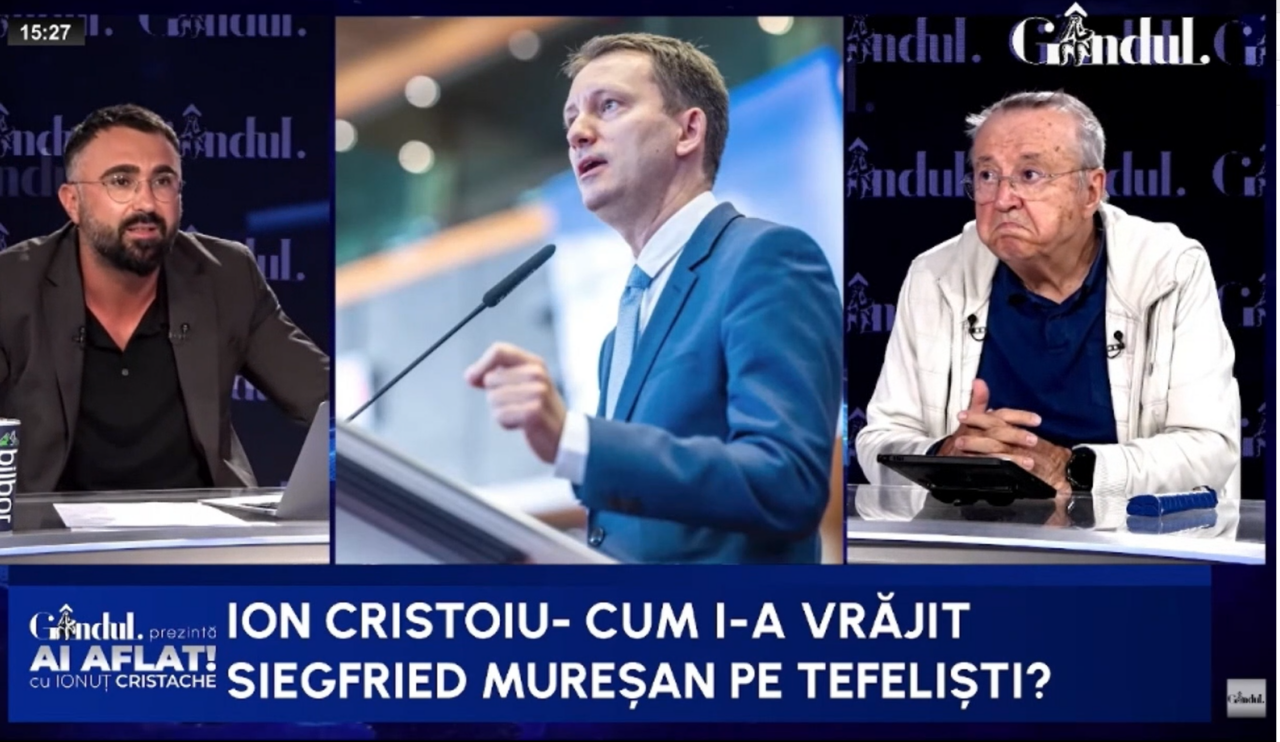 Cum i-a sedus Siegfried Mureșan pe tefeliști. Cristoiu: Mă obligați să vă zic cum gândește o pisică