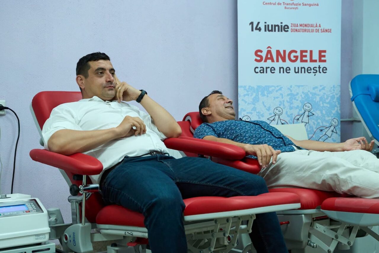 George Simion a donat sânge. Mesajul președintelui AUR