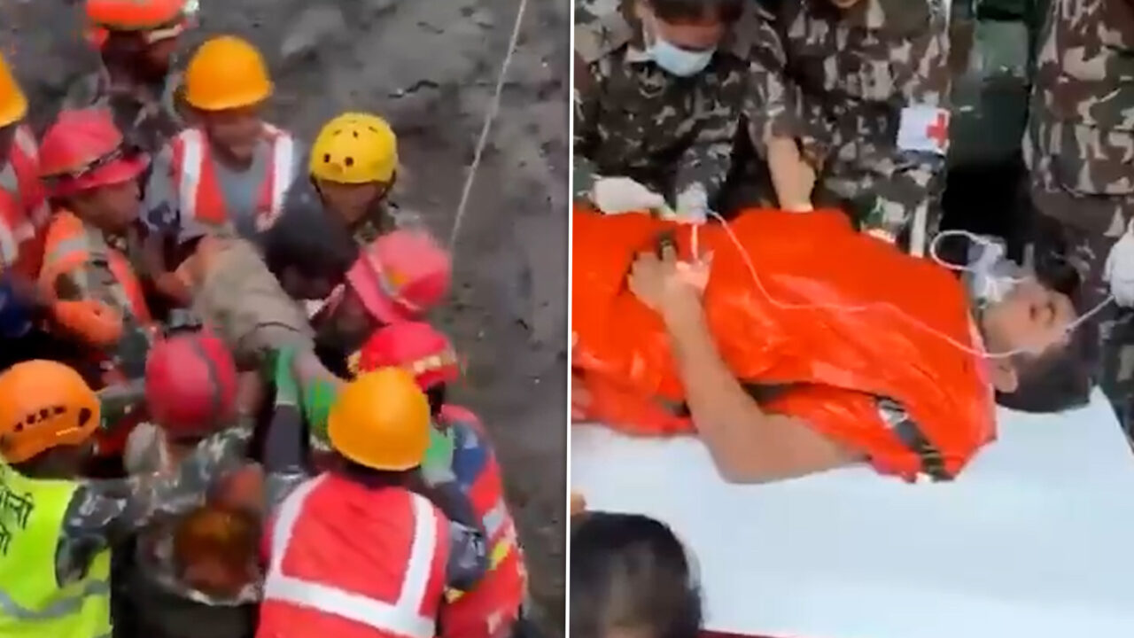 Doi muncitori din Nepal, scoși în viață dintr-un tunel, după nouă zile de la inundațiile devastatoare. Se aflau la 170 de metri sub pământ