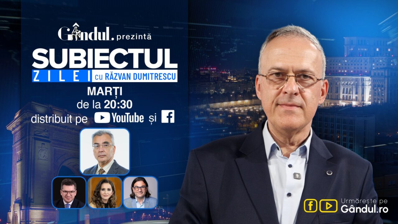 „Subiectul Zilei cu Răzvan Dumitrescu” începe marți, 15 septembrie, de la ora 20:30, live pe Gândul. În exclusivitate, Petrișor Peiu, dezvăluiri despre violențele de la protestele oierilor. Context politic pentru amânarea unor decizii?