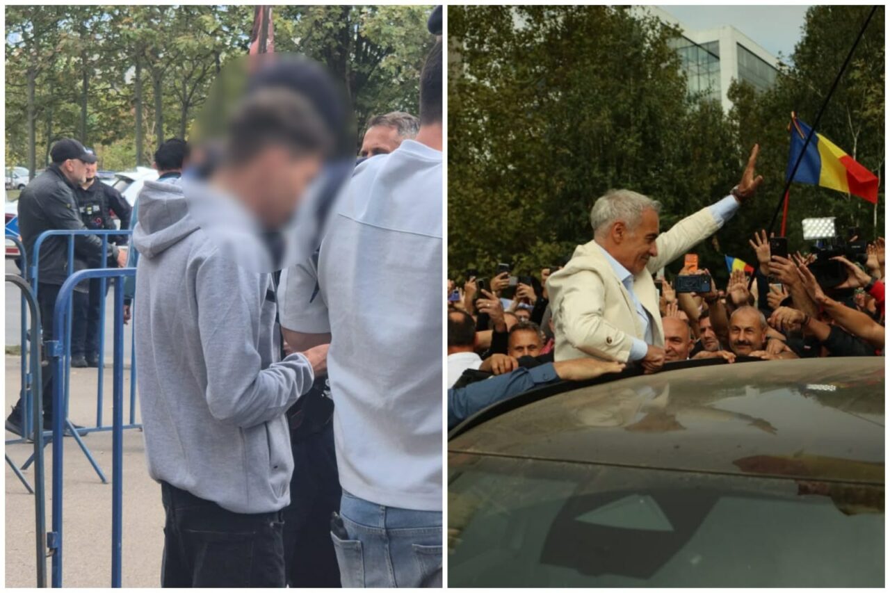 Incident în fața Tribunalului București. Un susținător al lui Georgescu, ridicat de jandarmi și băgat în sediul Tribunalului București