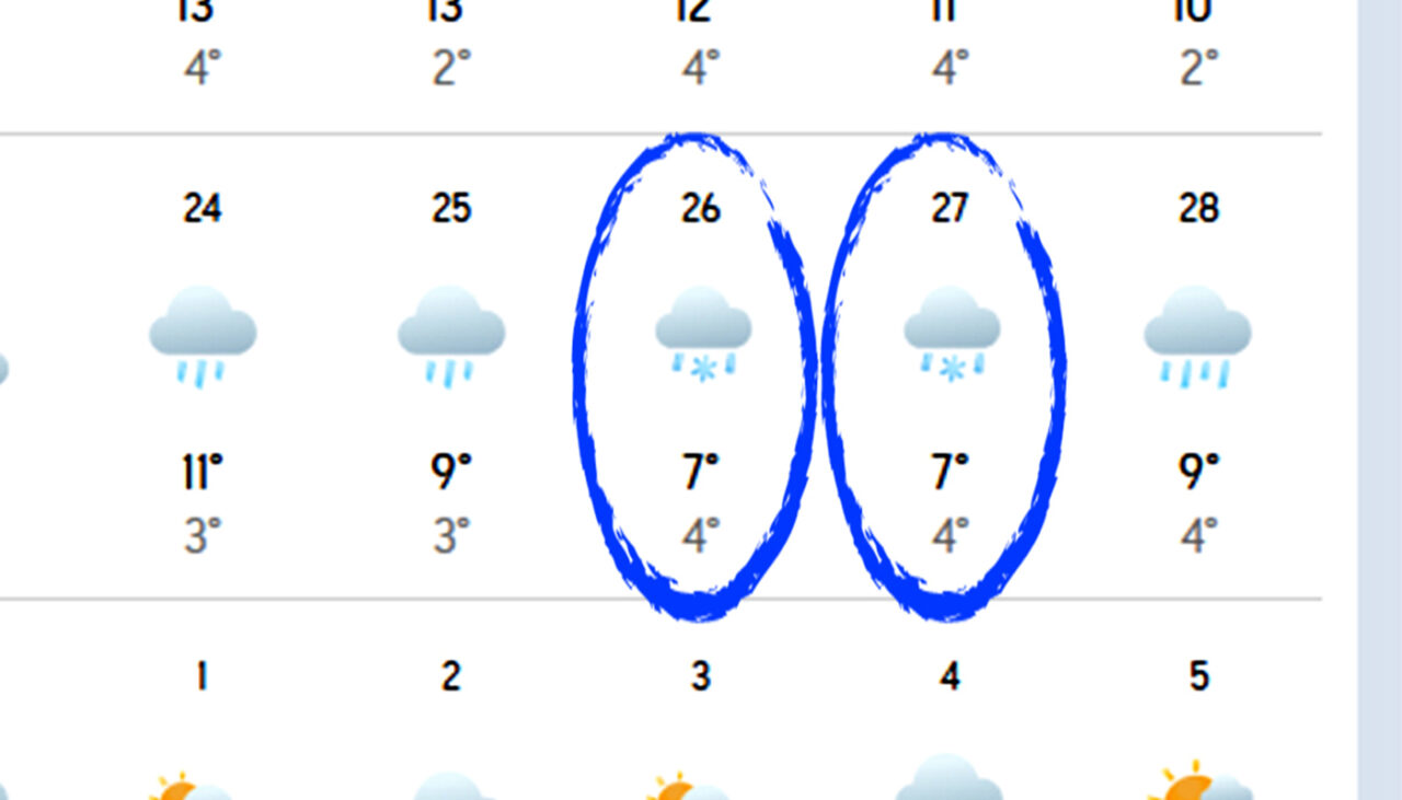 Meteorologii Accuweather au anunțat deja prima ninsoare în București. Pe ce dată ninge
