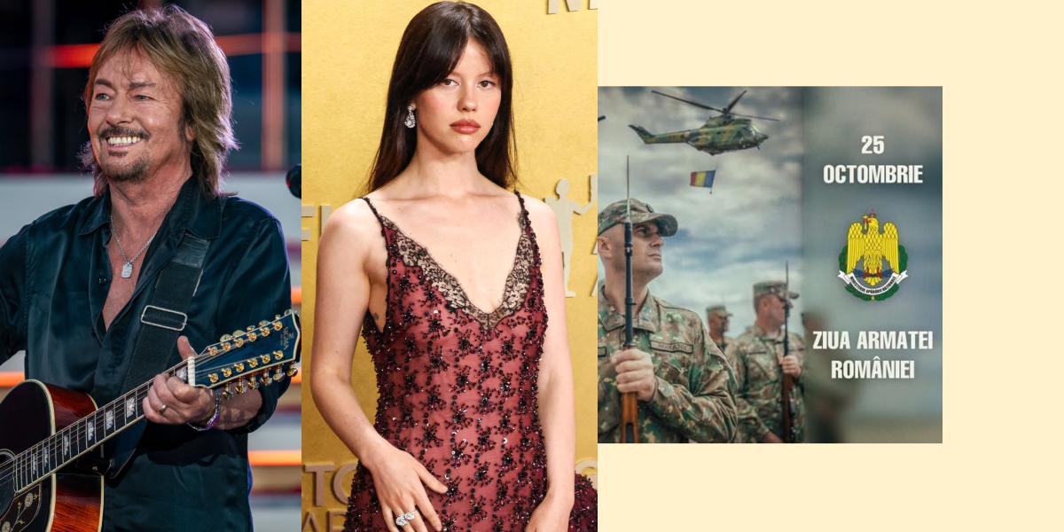 25 Octombrie, calendarul zilei: Chris Norman împlinește 76 de ani, Mia Goth 33. Ziua Armatei Române