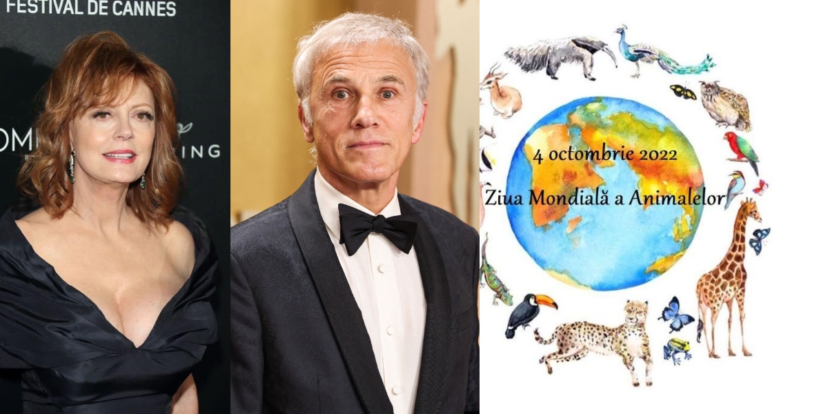 4 Octombrie, calendarul zilei: Susan Sarandon împlinește 80 de ani, Christoph Waltz 70. Ziua Mondială a Animalelor
