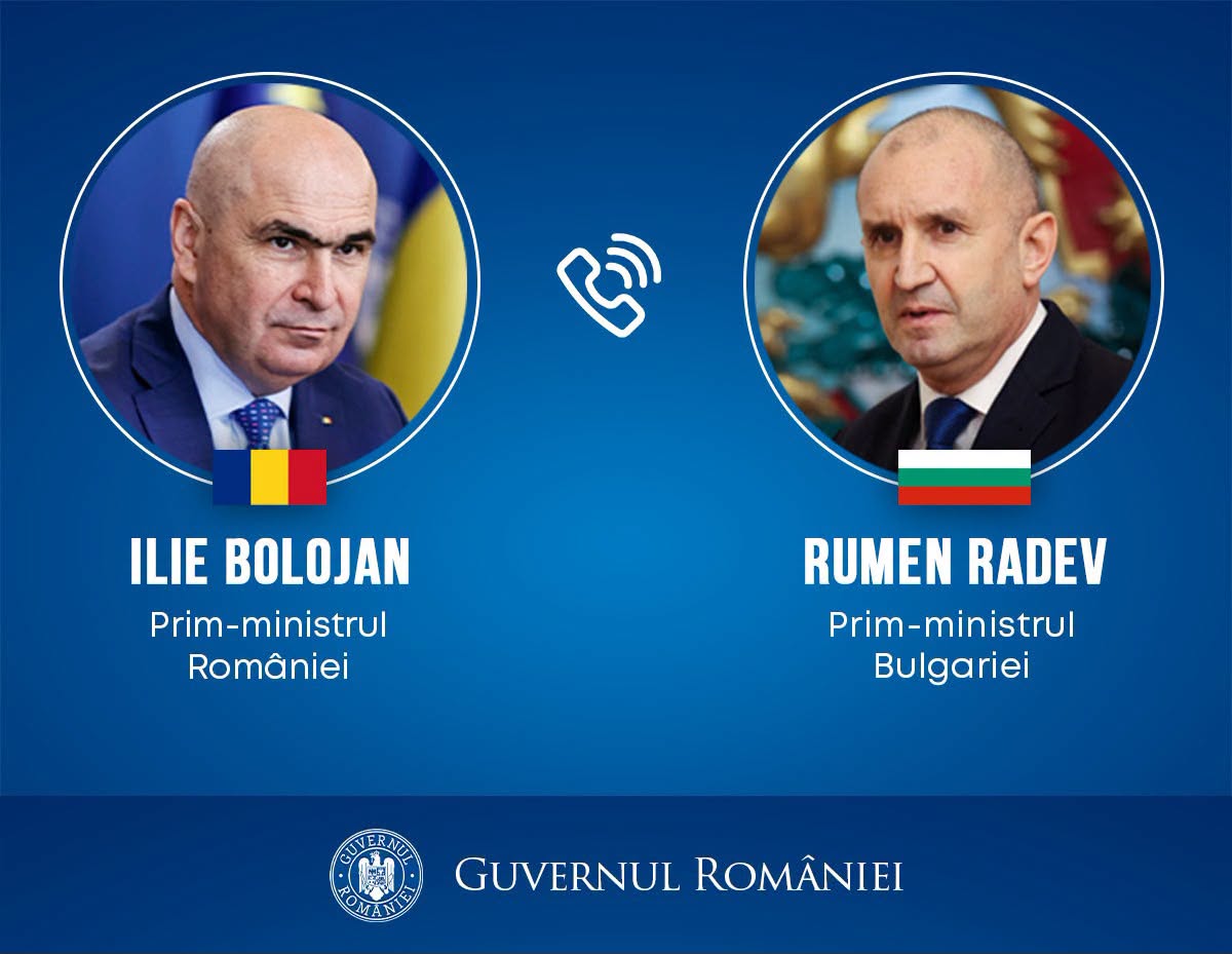 Bolojan și premierul Bulgariei, discuții despre deteriorarea situaţiei de securitate din Marea Neagră şi atacurile asupra navelor comerciale