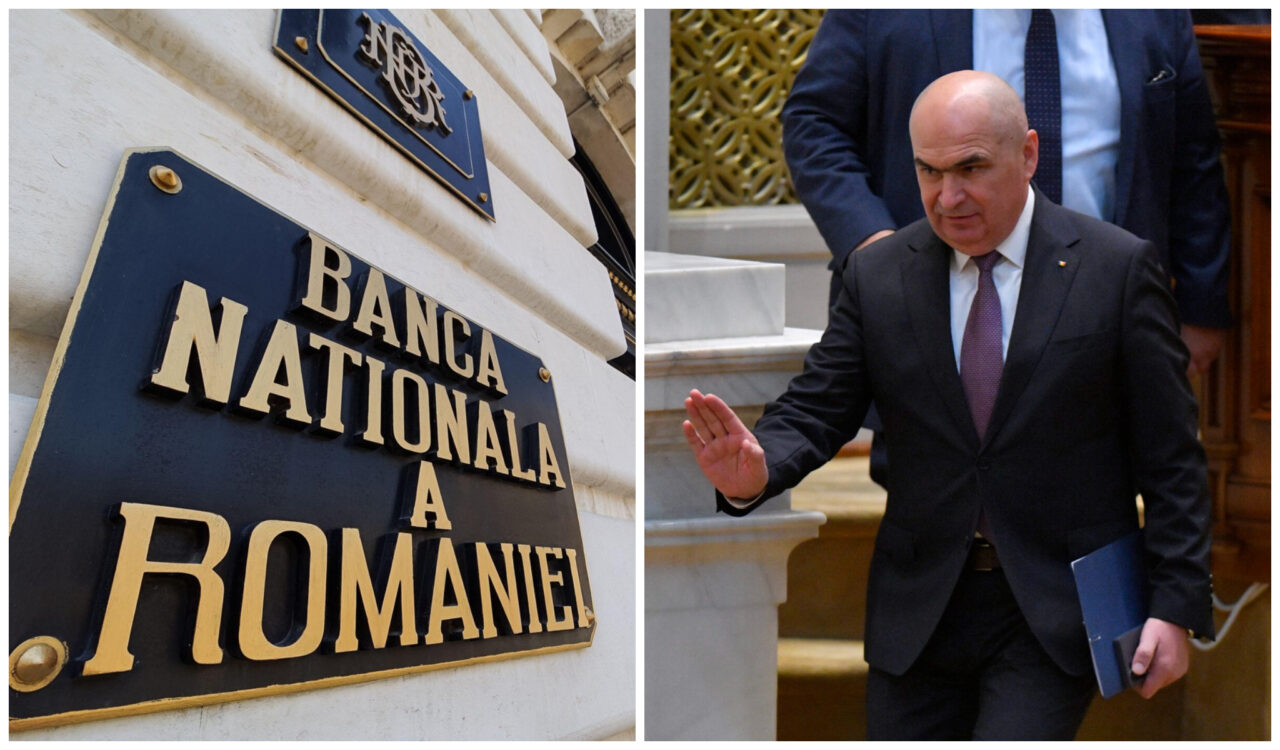 Banca Națională a României reacționează la datele Eurostat privind deficitul României, care contrazic discursul lui Bolojan