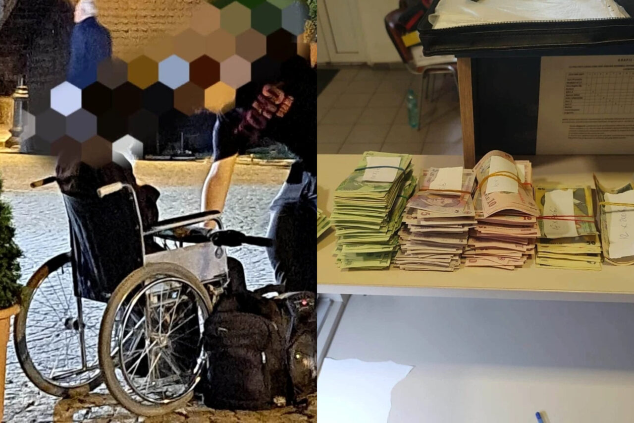 Un cerșetor cu Lexus a strâns peste 9.000 de lei în 8 ore și a stabilit un „record” la cerșit de Sfânta Parascheva