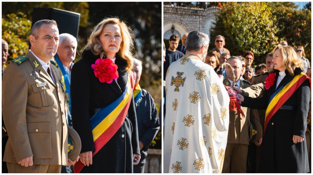 Cum a sărbătorit Elena Lasconi Ziua Armatei Române la Câmpulung