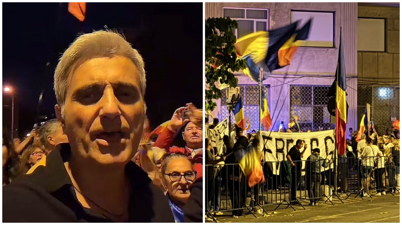 Jurnalistul Robert Turcescu participă la protestele de susținere pentru Călin Georgescu