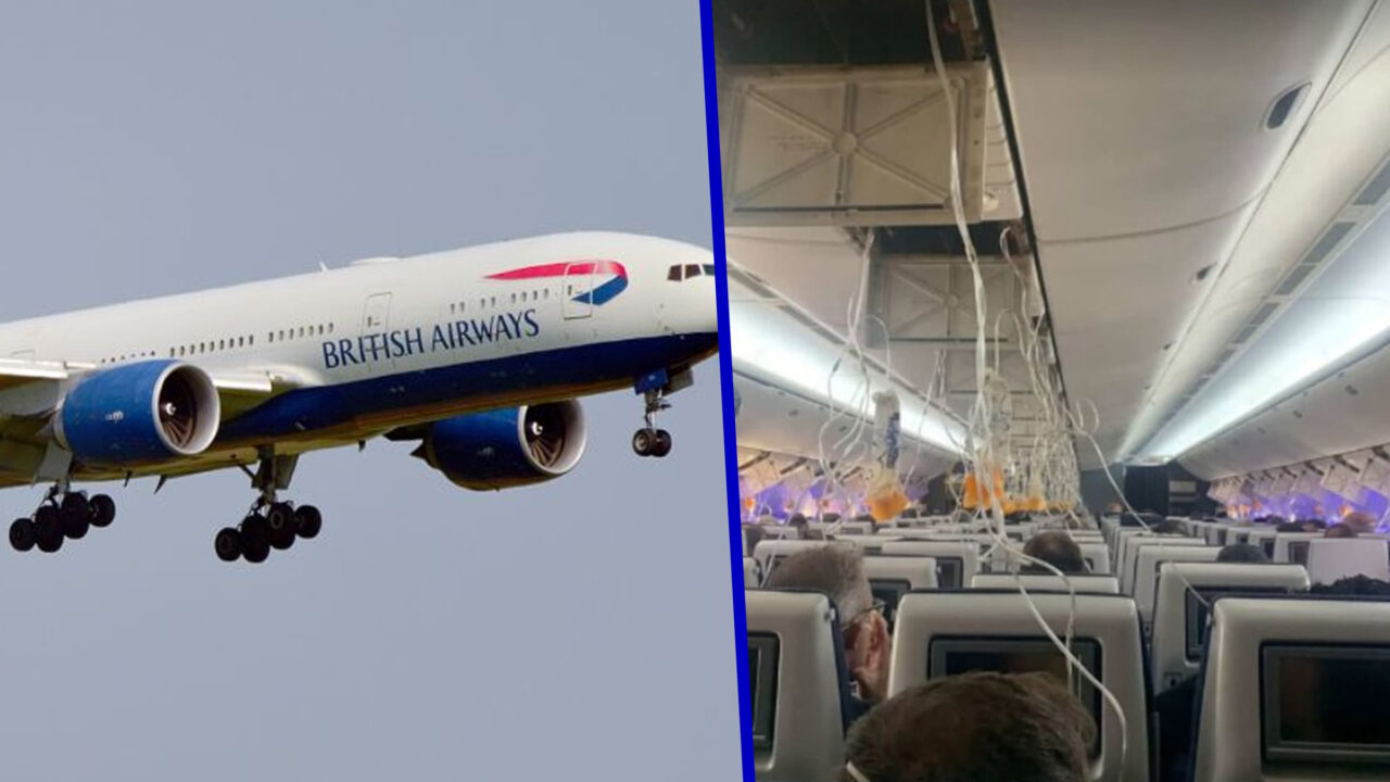 Momente de panică la bordul unui avion British Airways cu destinația Chicago. Măștile de oxigen s-au desprins, iar avionul a coborât 5.000 de metri
