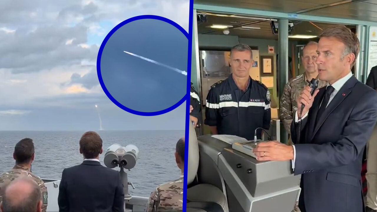 Emmanuel Macron, martor la primul test al rachetei balistice M51.3 de pe un submarin nuclear: „Pentru a fi liber, trebuie să fii temut”