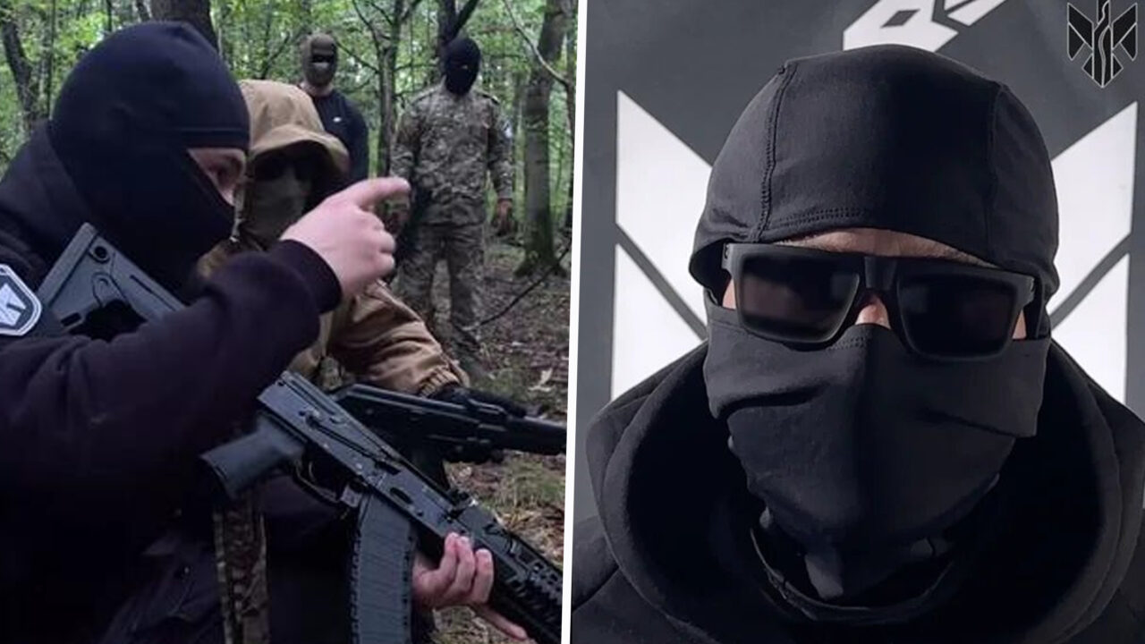 „Rușii Negri”, gruparea care a forțat granița Letoniei într-un raid armat. Mesajul transmis către statele baltice