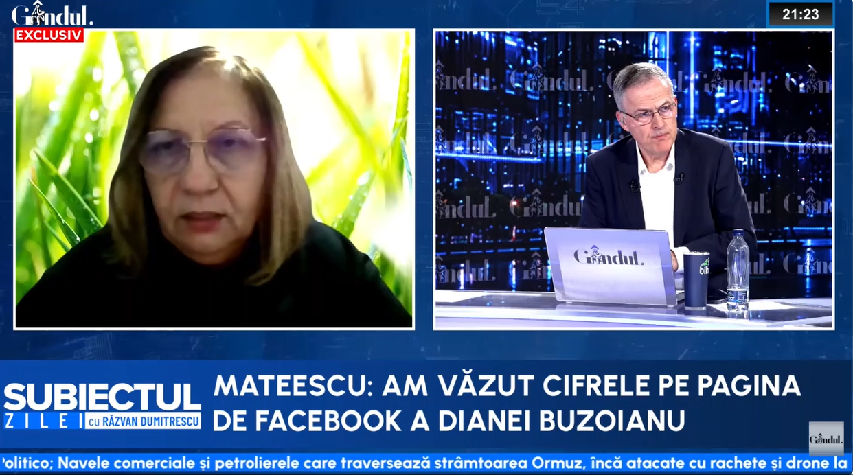 Elena Mateescu, șefa ANM, susține că a primit mesaje de amenințare ca să-și dea demisia