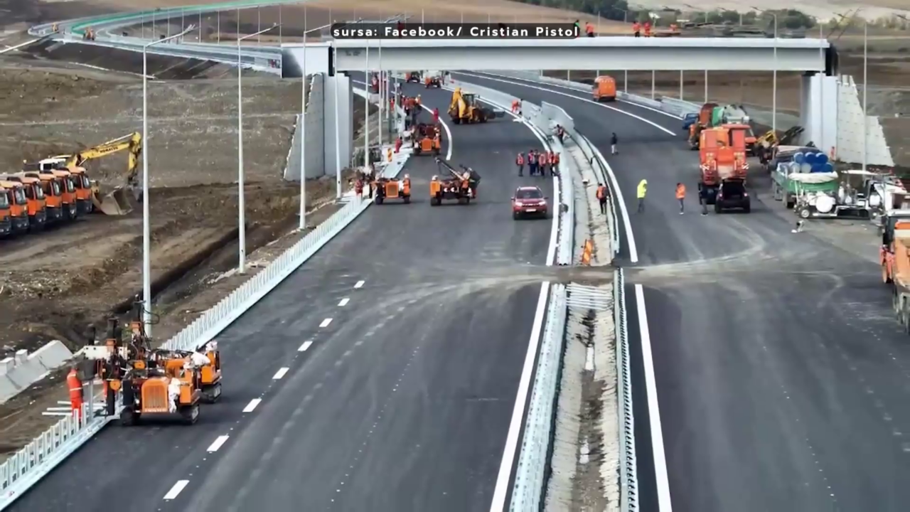 Lucrările pe Autostrada Moldovei A7 intră în linie dreaptă. De ce depinde deschiderea circulației în 2026 pe lotul 1