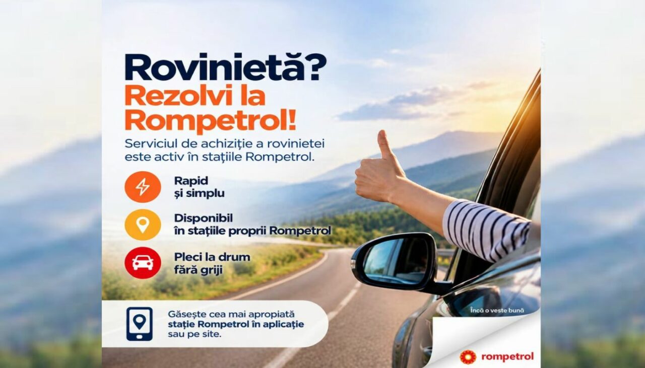 Rompetrol integrează rovinieta electronică CNAIR în sistemul informatic de retail implementat în stațiile Rompetrol