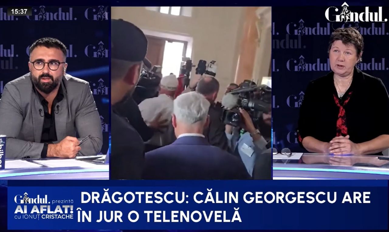 Corina Drăgotescu, verdict în scandalul Călin Georgescu: Nu mi-aduc aminte, în 35 de ani, ca personajul atacat să supraviețuiască atacului