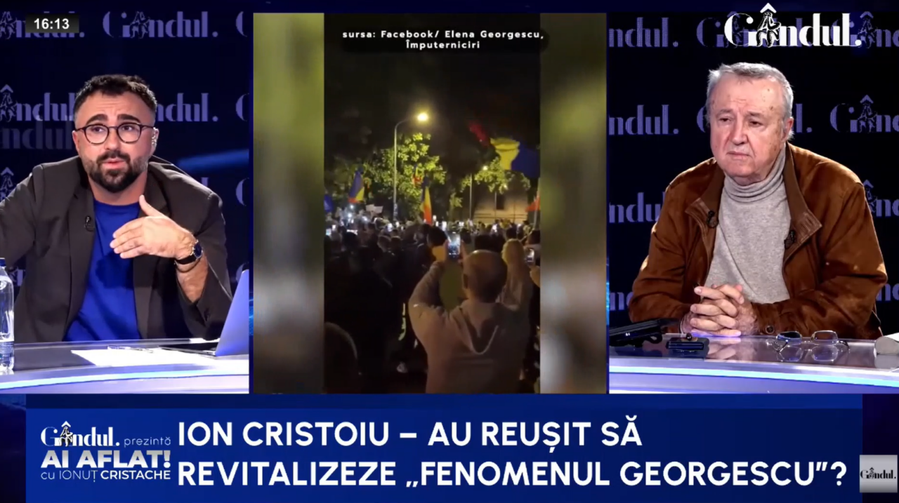 Se extinde fenomenul Călin Georgescu? Cristoiu: Marele pericol e să se solidarizeze suveraniștii din Europa/E mitul icoanei