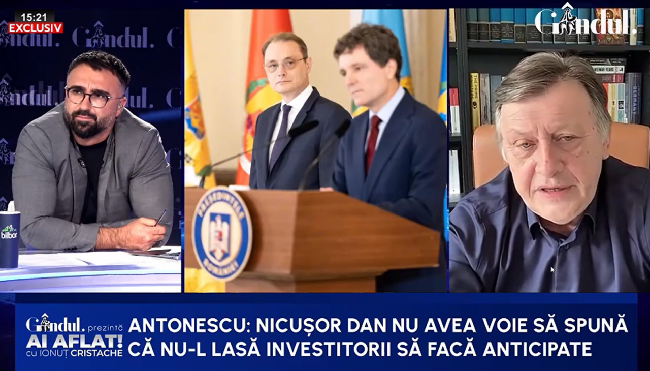 Crin Antonescu taxează declarația lui Nicușor Dan privind alegerile anticipate: Nu ai voie niciodată să spui asta/Ești apărătorul prestigiului minimal al țării tale
