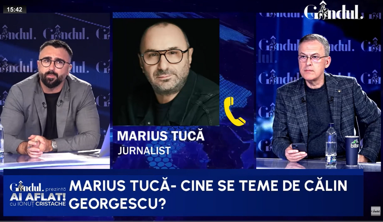 Marius Tucă explică dosarul Bogdan Peșchir: Se încearcă legarea anulării alegerilor de campania lui Călin Georgescu/De ce nu este citat Kensington?