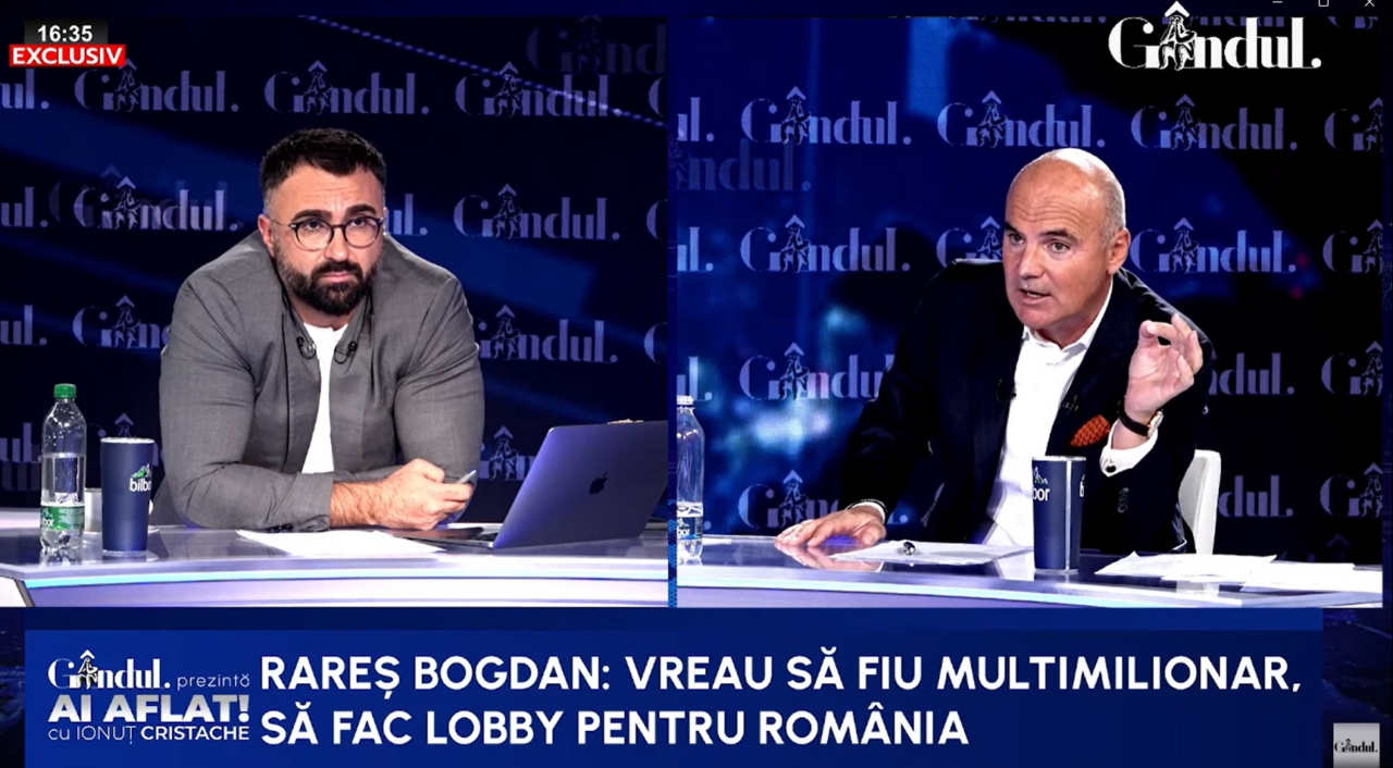 Rareș Bogdan dezvăluie care e marele lui vis: Vreau să fiu miliardar/Să am și mai multe milioane