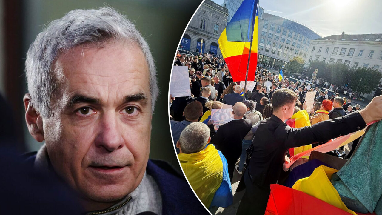 Susținătorii lui Călin Georgescu, chemați de AUR la protest la Bruxelles, în fața Parlamentului European