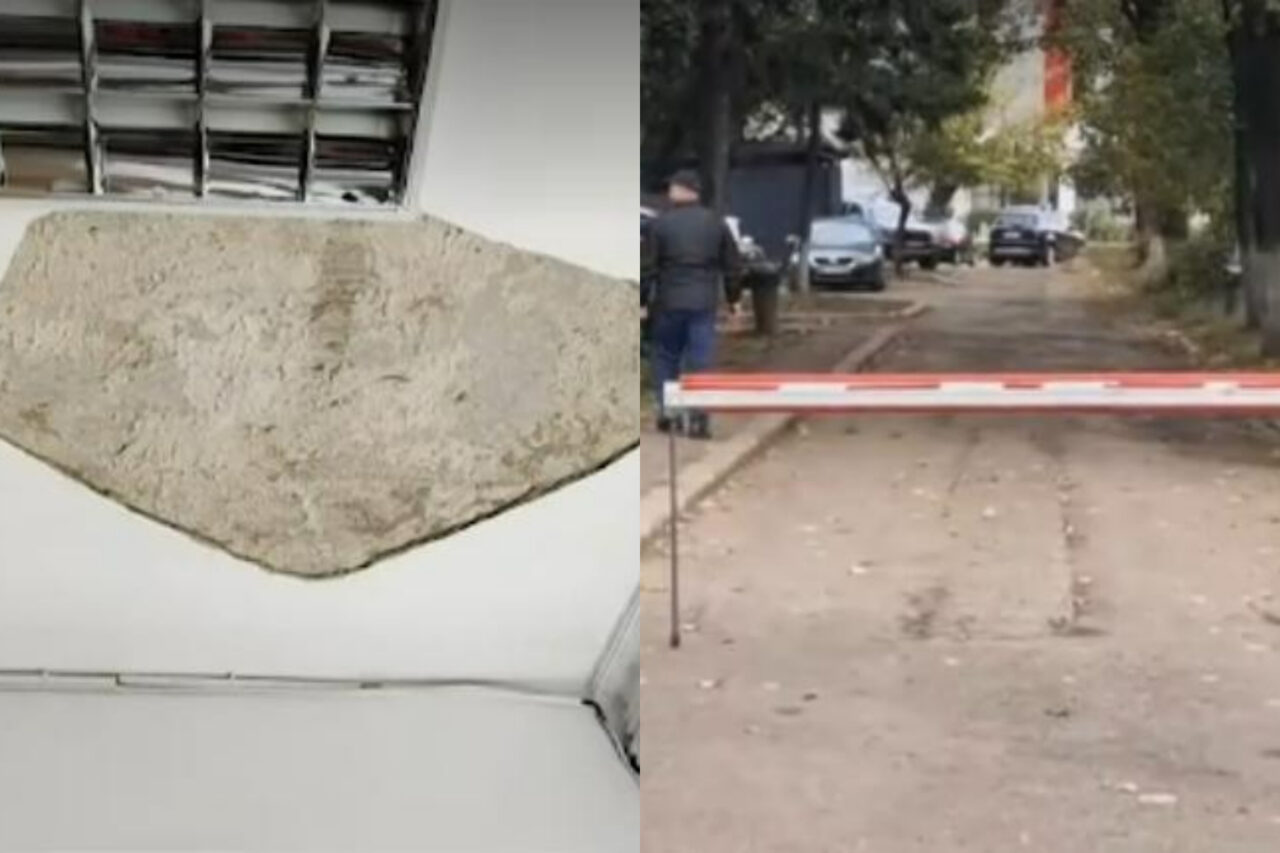 Incident grav la un liceu din Bacău. O bucată de tencuială a căzut peste două eleve